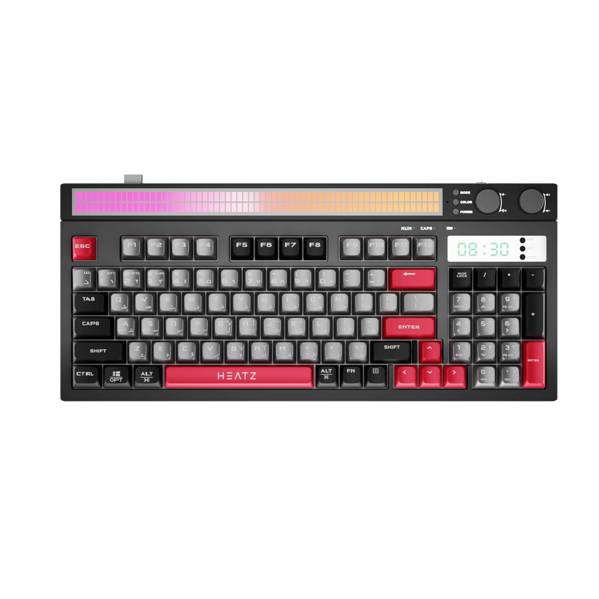 3個 Smart Keyboard ZK30: 3 Mode Bluetooth 5.3 Type-C wired keyboard